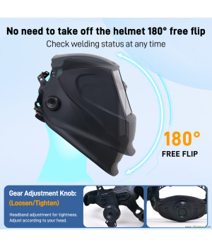 OD8+ 900-1100nm Laser Protection Helmet for Laser Cleaning Machine Laser Welding Machine Laser Welding Helmet